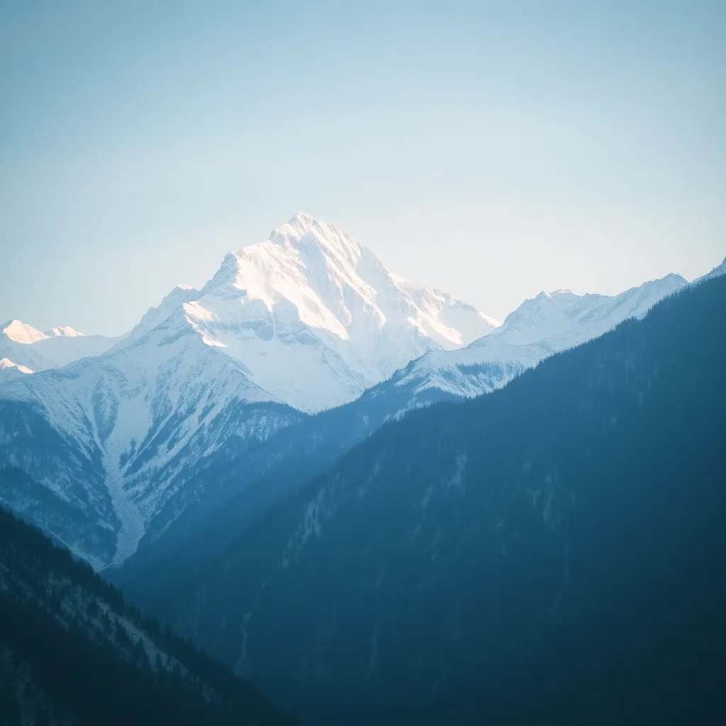 Snowy mountains of Annapurna region